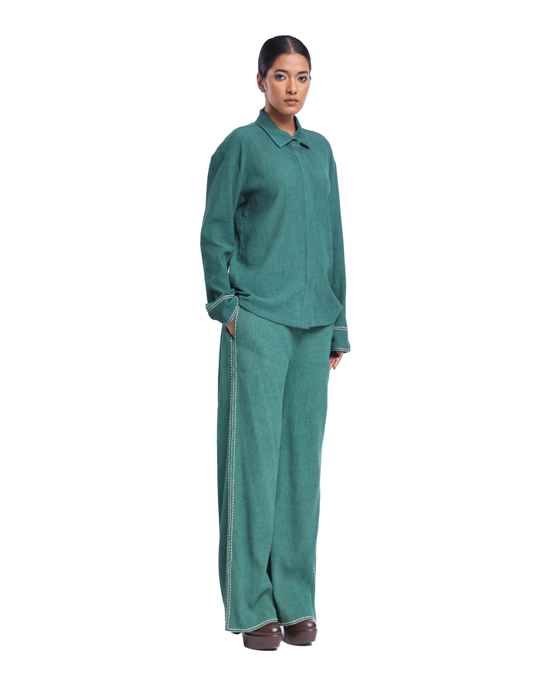 Handwoven Bamboo forest Shirt