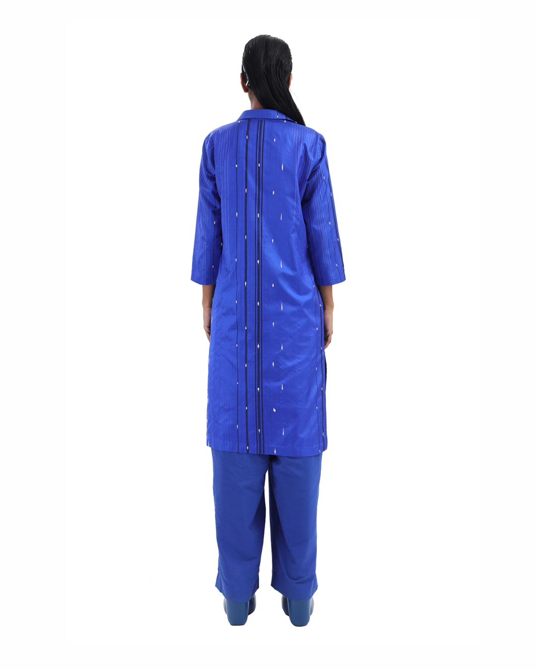 Handwoven Silk Snow Cube Tunic