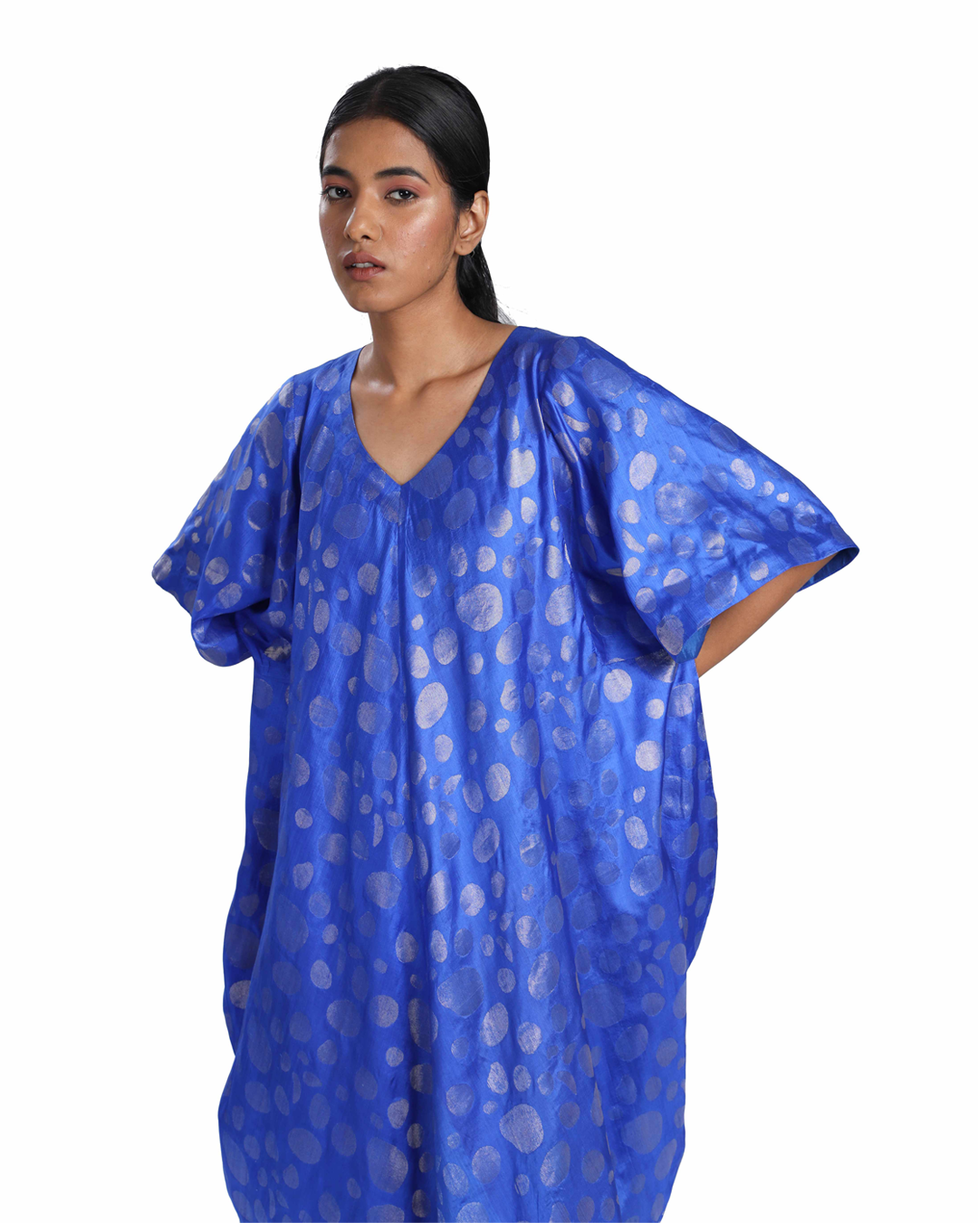 Handwoven Analog Silk Cocoon Dress