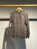 Handwoven Ikat Cotton Pleated Shirt