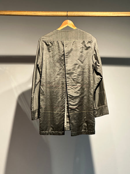 Handwoven Silk Engineered Shirt – Akaaro